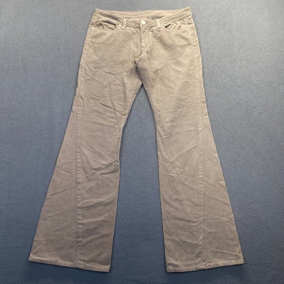 BCBGMAXAZRIA Women's Corduroy Pants Size 29,Beige,Stretch - Picture 14 of 14